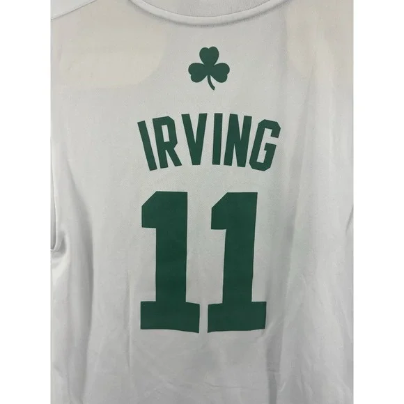 Adidas Boston Celtics Kyrie Irving Jersey Printed 11 Mens Small - Picture 5 of 6